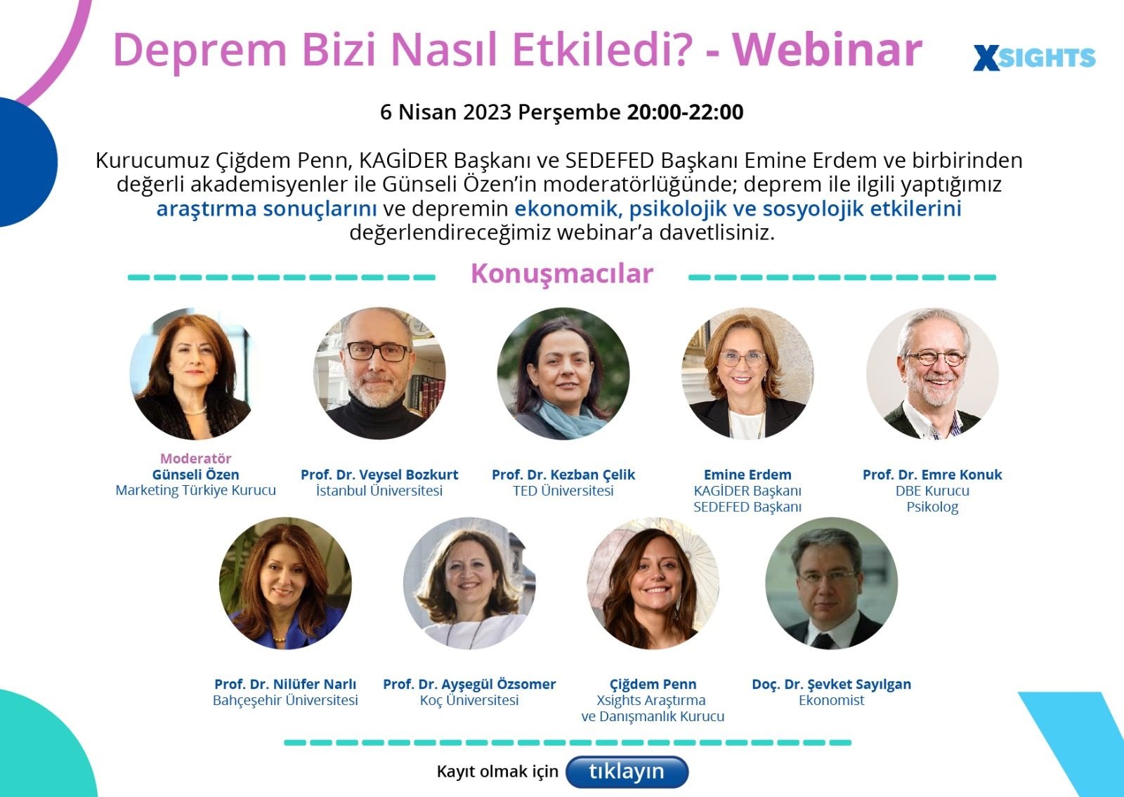 Prof. Dr. Kezban Çelik, depremin sosyolojik etkileri üzerine konuşma yaptı