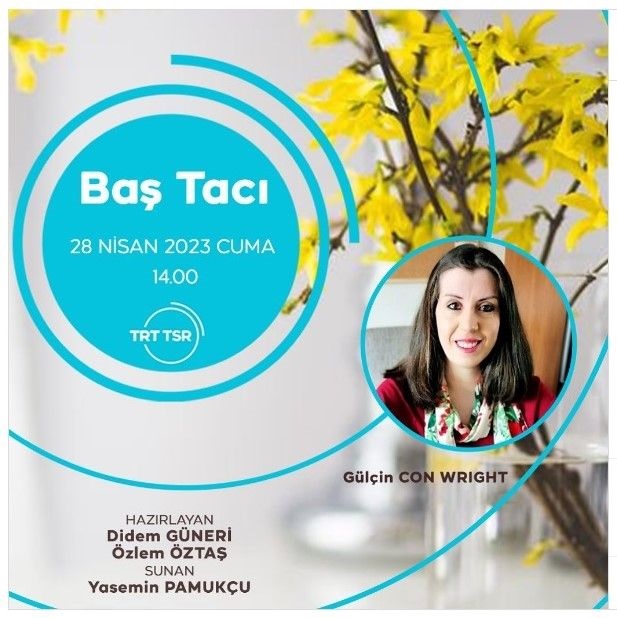 Dr. Gülçin Con Wright, TRT Radyo "Baş Tacı" Programında Dr. Gülçin Con Wright on TRT Radyo's "Baş Tacı" Broadcast