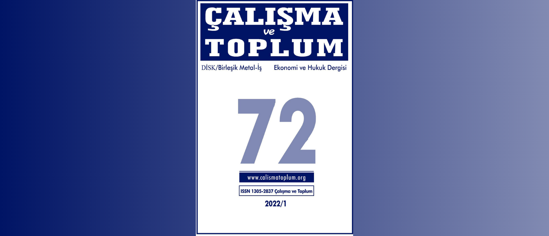 2022.01Dr.  Gülçin Con Wright and Prof. Dr. Kezban Çelik's article titled '' COVID-19 Pandemic Experiences from the Perspective of Mukhtars of Neighborhoods with Differing Levels of Vulnerability: The Case of Istanbul'