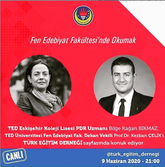 Prof. Dr. Kezban Çelik'in Instagram'daki 'Fen Edebiyat Fakültesi'nde Okumak' Canlı Yayını