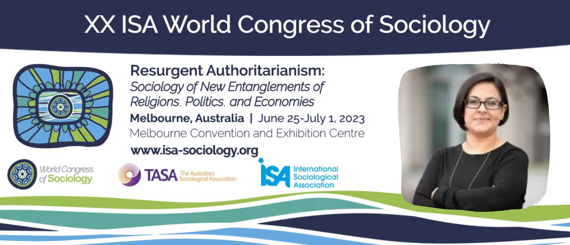 Dr. Öğr. Üyesi Aylin Çakıroğlu Çevik'in 20. ISA Dünya Sosyoloji Kongresi Katılımı