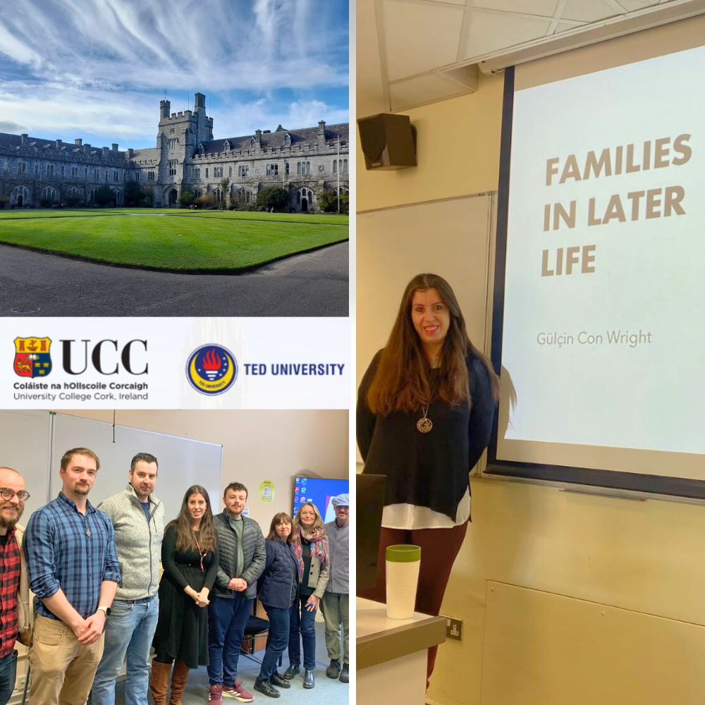 Dr. Öğr. Üyesi Gülçin Con Wright'ın University College Cork ile Ders Verme Hareketliliği