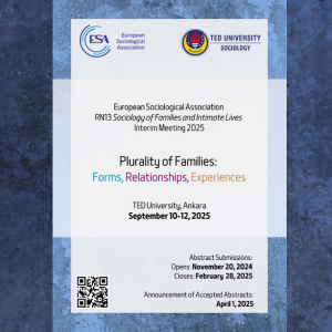2025.02.16_European Sociological Association Research Network 13 Ara Dönem Buluşması TEDÜ'de Gerçekleşecek!