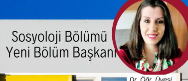 Dr. Öğr. Üyesi Gülçin Con Wright, Sosyoloji bölüm başkanı olarak atandı Dr. Gülçin Con Wright has been appointed as the Head of the Department of Sociology