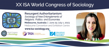 Dr. Gülçin Con Wright's Participations in XX ISA World Congress of Sociology