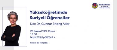 The Fourth of TEDU MIGS Talks with Günnur Ertong Attar