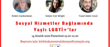 Hocamız Dr. Gülçin Con Wright, 17 Mayıs Derneği Tarafından Düzenlenen 'Sosyal Hizmetler Bağlamında Yaşlı LGBTİ+'lar' Etkinliğinde Konuşmacıydı